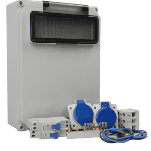 AANSLUITKAST zijkant 2 WCD CEE 16A IP44 - KIT