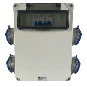 AANSLUITKAST zijkant 4 WCD CEE 16A IP44 - GEMONTEERD