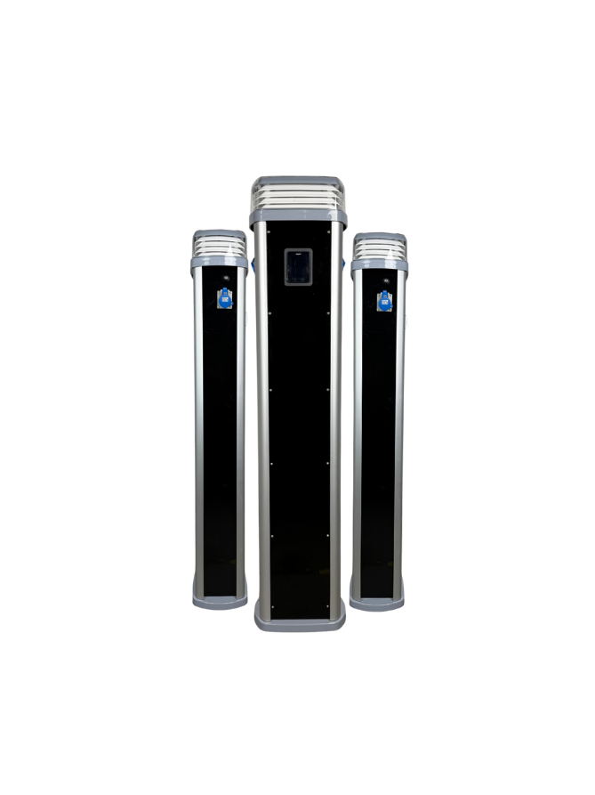 QUANTUM 1500mm Stroomzuil Contactloos Betaalsysteem