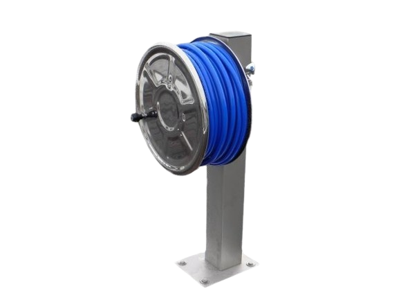 RVS Waterzuil met haspel