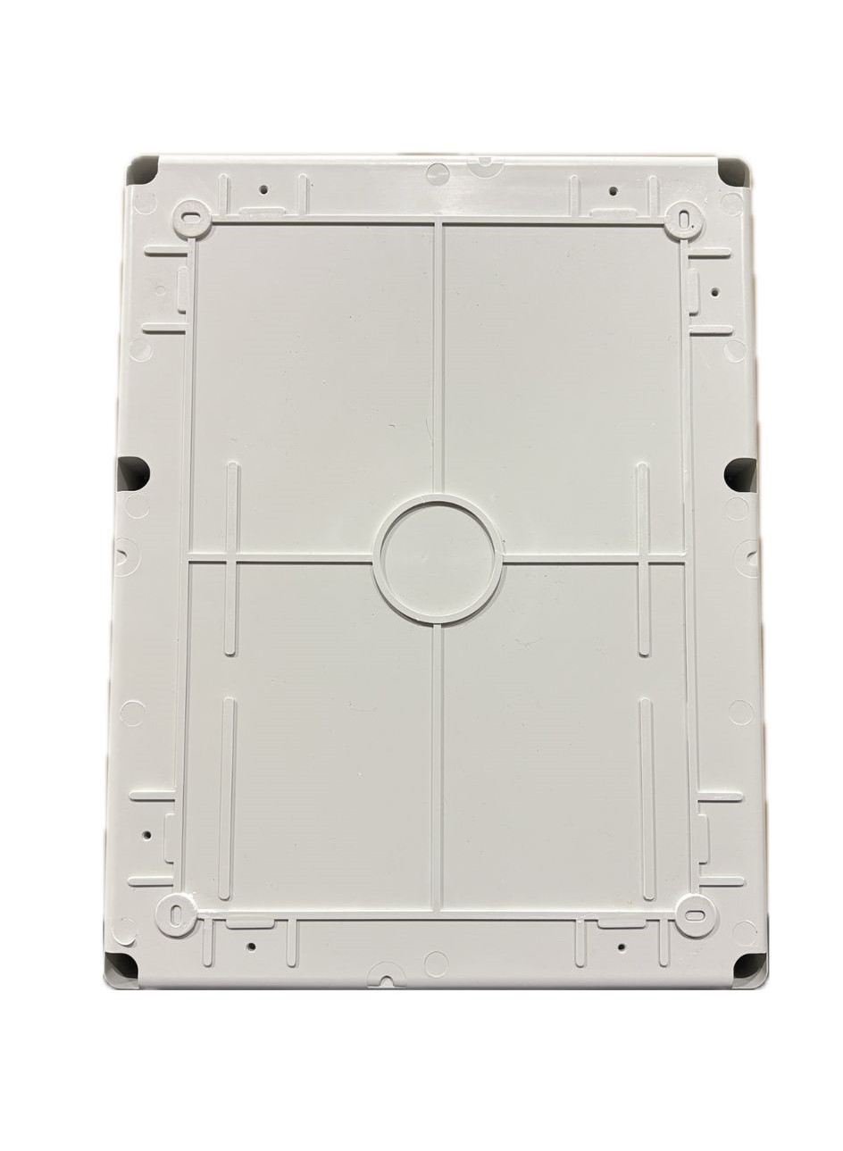 AANSLUITKAST front 6 WCD CEE 16A / 6X KWH meter IP65 - GEMONTEERD