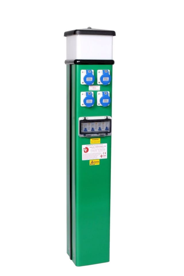 Stel jouw Classic zuil voor stroom- en/of watervoorziening zelf samen op onze webshop: www.tecforrec.nl. #stroompaal #waterzuil #electriciteitsvoorziening #camping #jachthaven